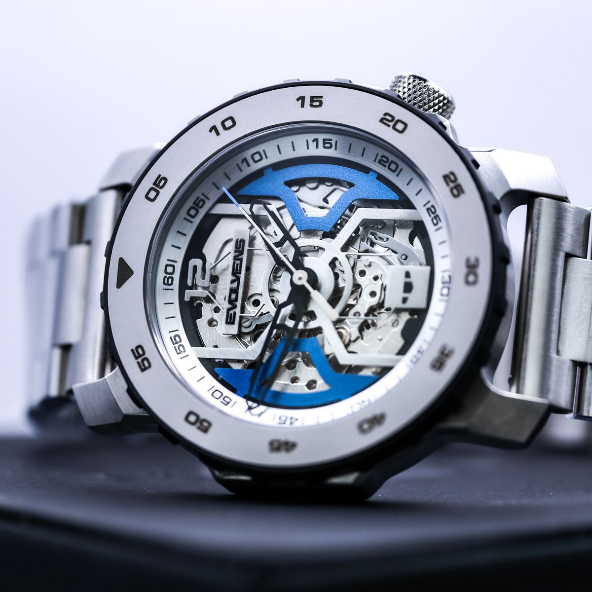 Evolvens® BLUE WINGS 44 mm Editable Automatic Watch