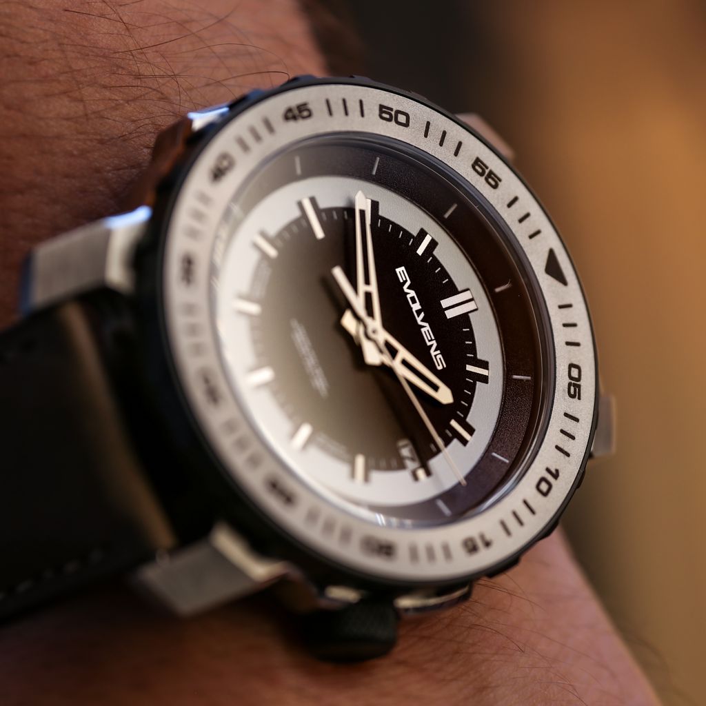 Evolvens® SILVER LINE Edytowalny Automatyczny Zegarek