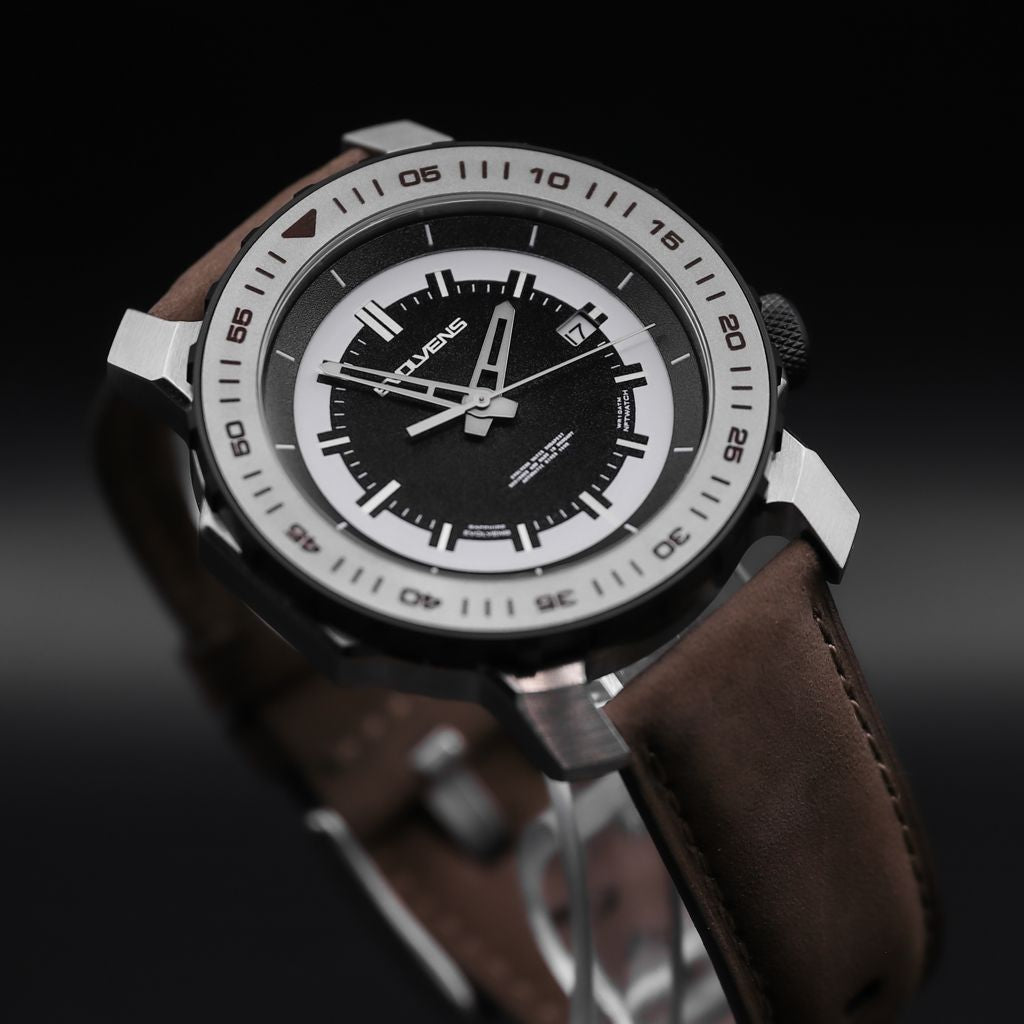 Evolvens® SILVER LINE Edytowalny Automatyczny Zegarek
