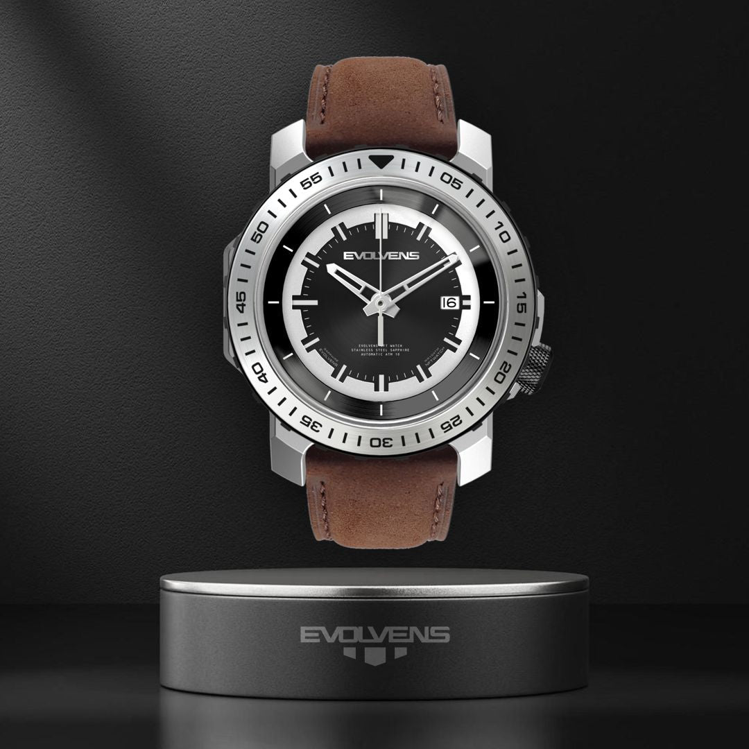 Evolvens® SILVER LINE Edytowalny Automatyczny Zegarek
