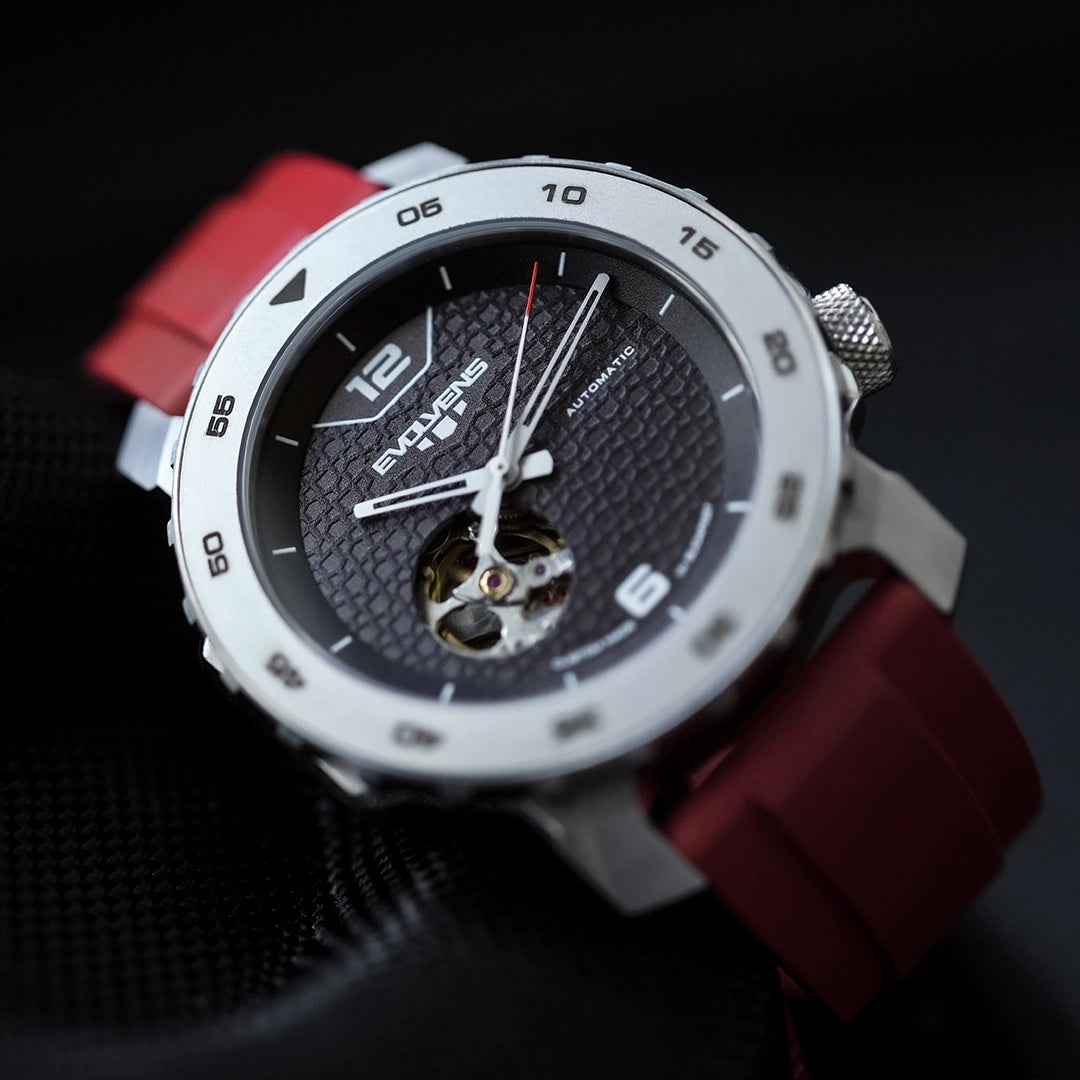 Evolvens® ACTIVE RED 44 mm Editable Automatic Watch