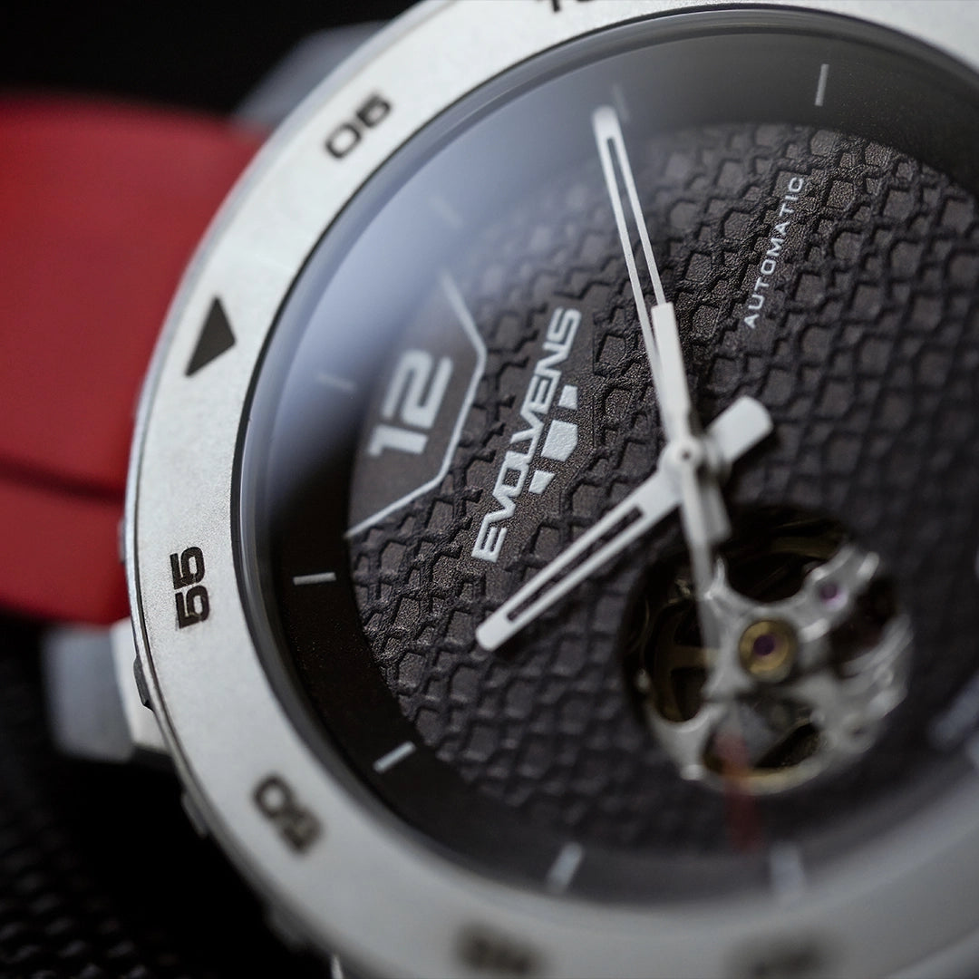 Evolvens® ACTIVE RED 44 mm Editable Automatic Watch