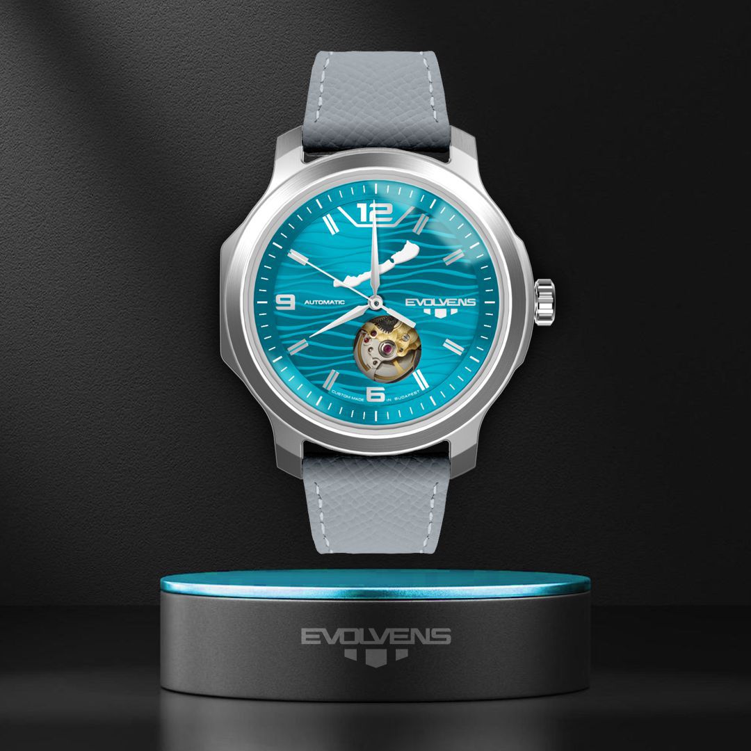 Evolvens® BALATON-Azure 42 mm Premium Automatic Watch