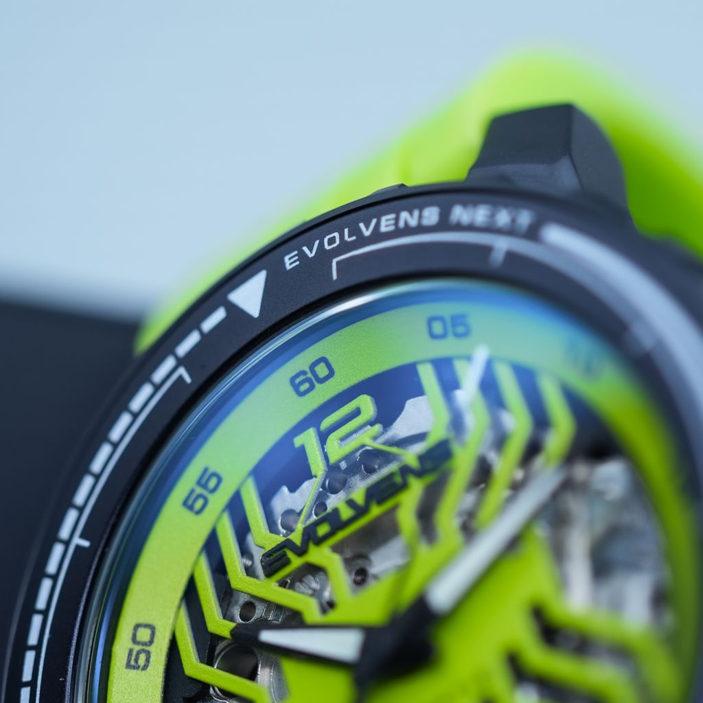 Evolvens® NEXT Acid-Green 44 mm Editable Automatic Watch