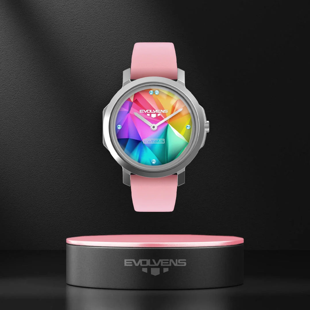 Evolvens® RAINBOW PRISM 34 mm Editable Watch