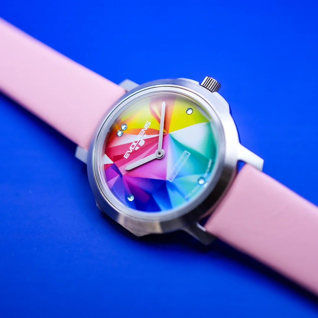 Evolvens® RAINBOW PRISM 34 mm Editable Watch