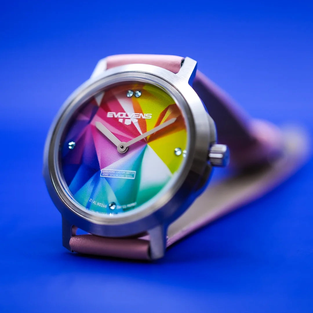 Evolvens® RAINBOW PRISM 34 mm Editable Watch