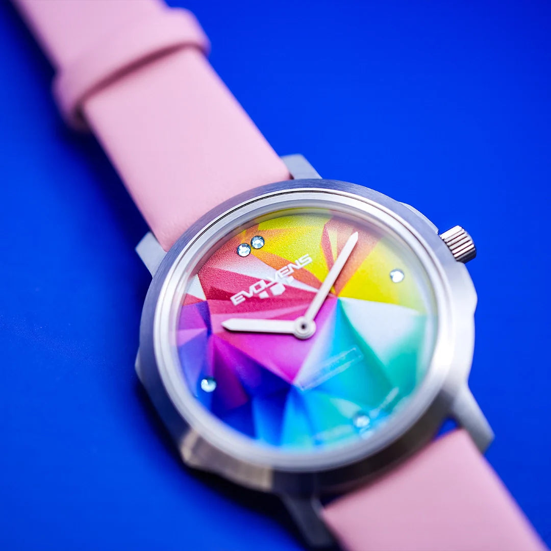 Evolvens® RAINBOW PRISM 34 mm Editable Watch