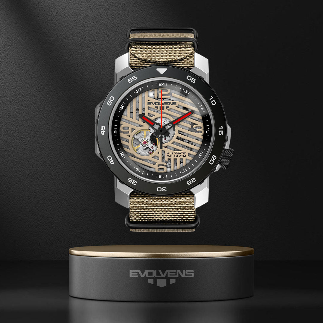 Evolvens® STEEL DUNES 44 mm Editable Automatic Watch