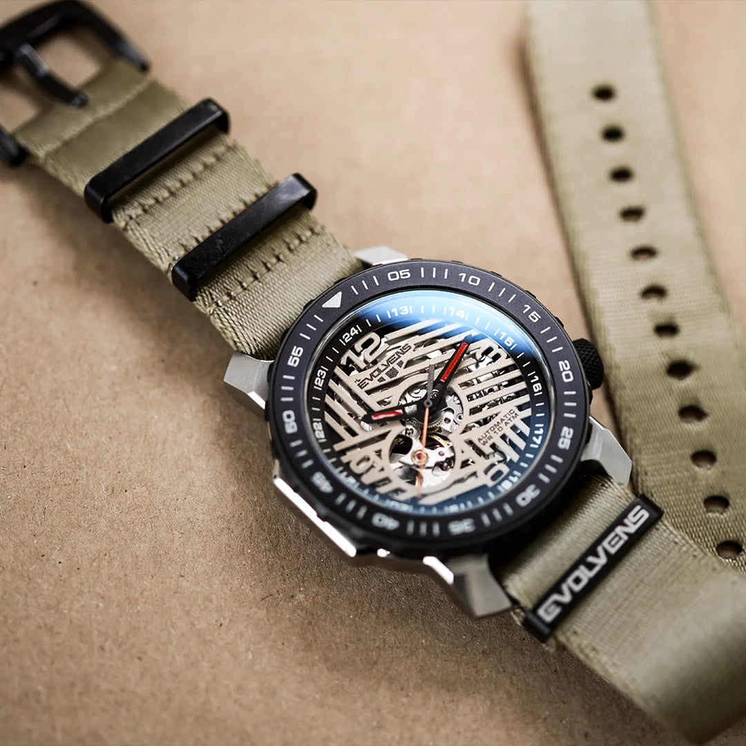 Evolvens® STEEL DUNES 44 mm Editable Automatic Watch