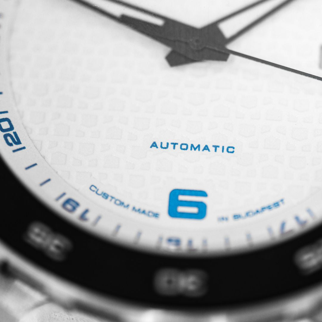 Ceas automat editabil Evolvens® WHITE MIRAGE 44 mm
