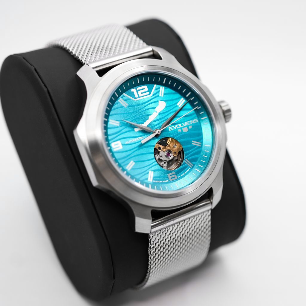 Evolvens® BALATON-Azure 42 mm Premium Automatic Watch