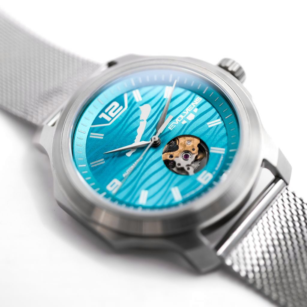Evolvens® BALATON-Azure 42 mm Premium Automatic Watch
