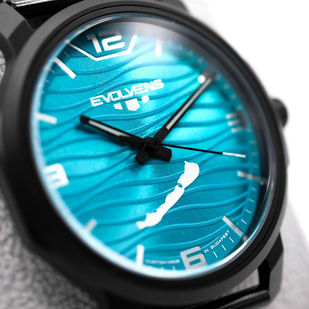 Zegarek Evolvens® BALATON-Azure (czarny) 40 mm