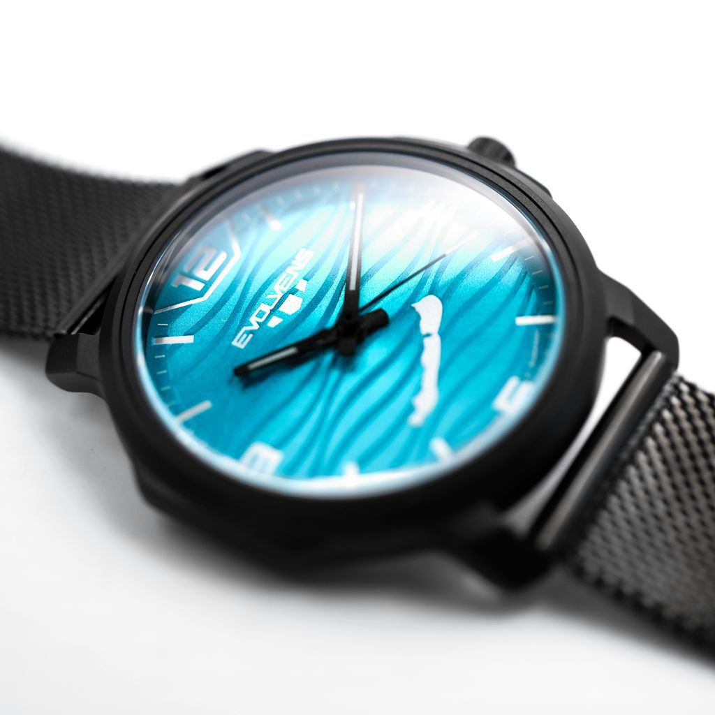 Zegarek Evolvens® BALATON-Azure (czarny) 40 mm