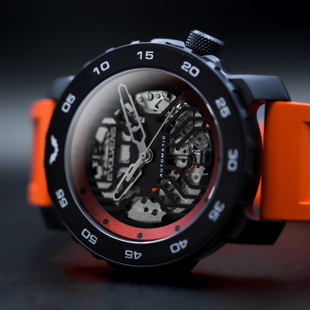 Evolvens® HALLOWEEN-Spider 44 mm Automatic Watch